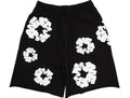 White on Black Denim Tears Shorts