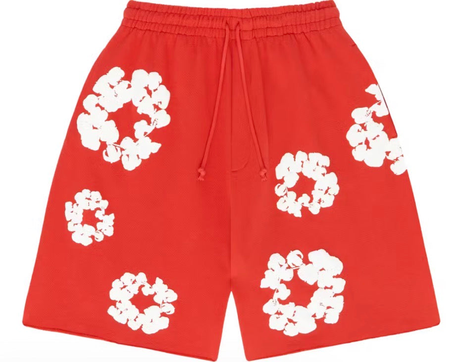 Red Denim Tears Shorts