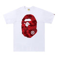Bape White Red Logo